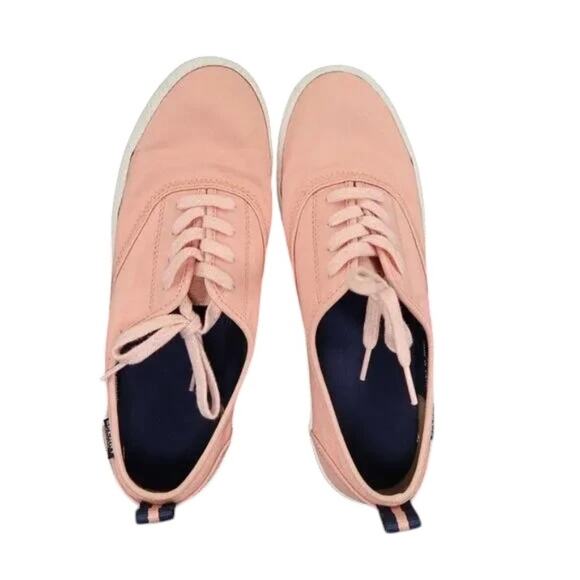 Sperry Shoes Womens 10 Sneakers Slip On Lifestyle Casual Lace Up Pink Preppy Low - Picture 8 of 12